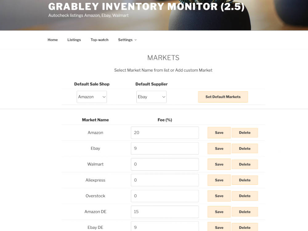 Grabley markets
